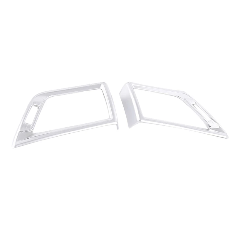 

Car Chrome ABS Side Air Outlet Frame Cover Trim For-BMW X1 2011-2015