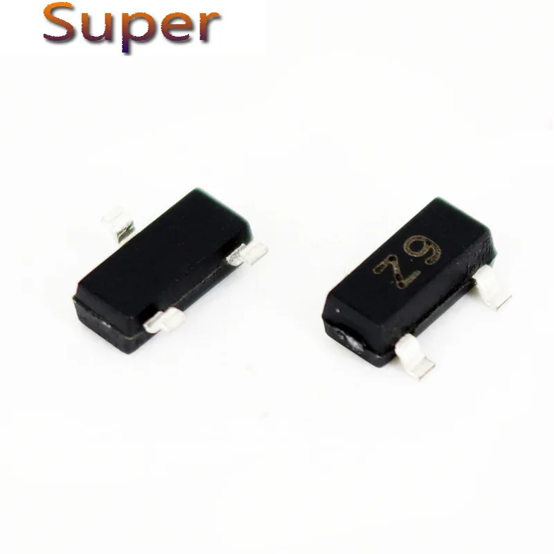 

50pcs BZX84C18 BZX84C7V5 7.5V BZX84C10 10V Z9 SOT23 BZX84-C18 SOT-23 18V BZX84C15 15V Voltage Stabilized Diode