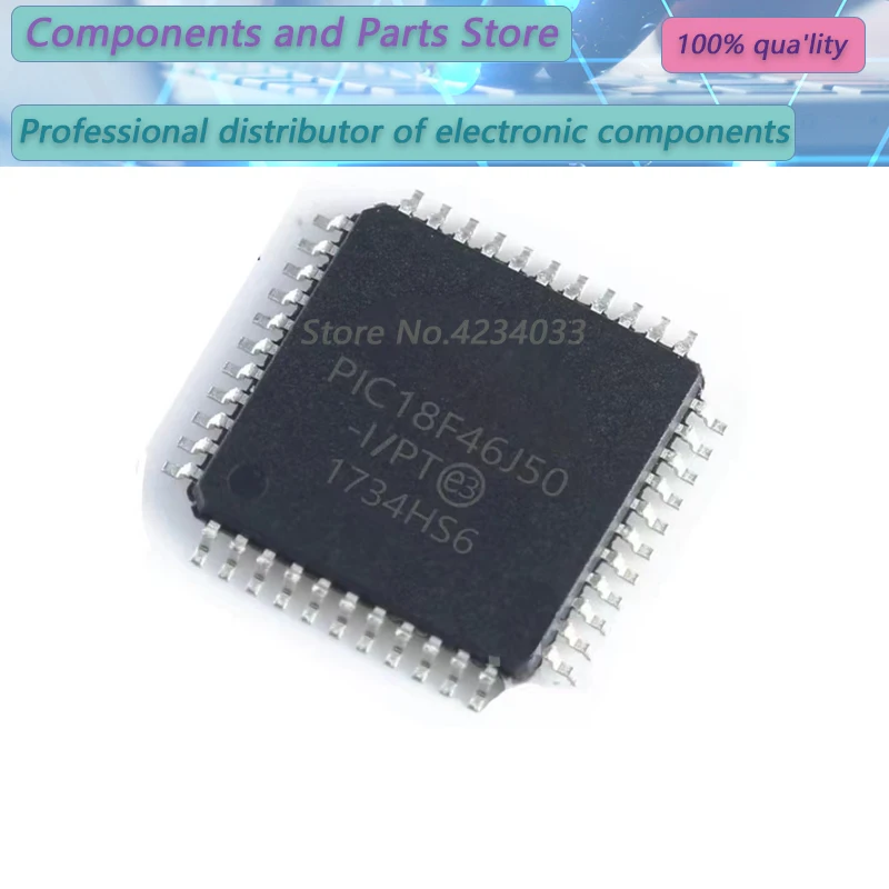 

1pcs 100% New PIC18F46J50-I PIC18F46J53-I PIC18F46K20-I PIC18F46K22-I QFP44 Geïntegreerde Chip Originele Nieuwe