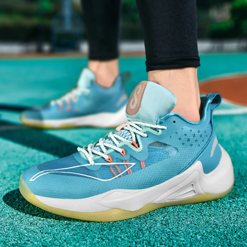 Trendy Purple Men Basketball Training Shoes High quality Designer Basket Sneakers Men Anti-slip Cushion Sneakers zapatos hombre