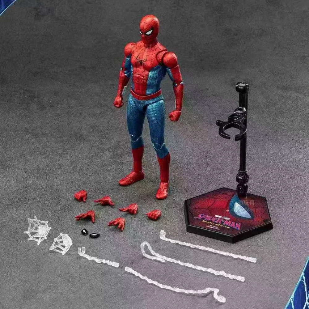 Фото Оригинальные фигурки ZD Toys Spider-Man: Новая коллекция, подвижная модель Питера Паркера, коллекционные игрушки из фильма «Мстители» №1