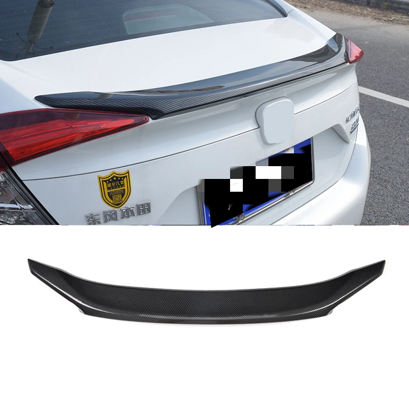 Для Honda Civic Sedan 2016-2019 год спойлер ABS пластик заднее крыло багажника комплект кузова