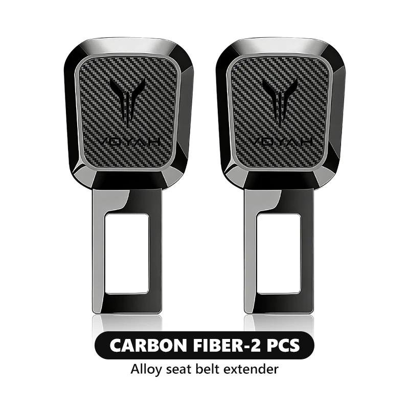 

Удлинительная пряжка автомобильного ремня безопасности с узором из углеродного волокна, пряжки ремня безопасности для Voyah Free Dreamer Passion 2022 2023 2024+