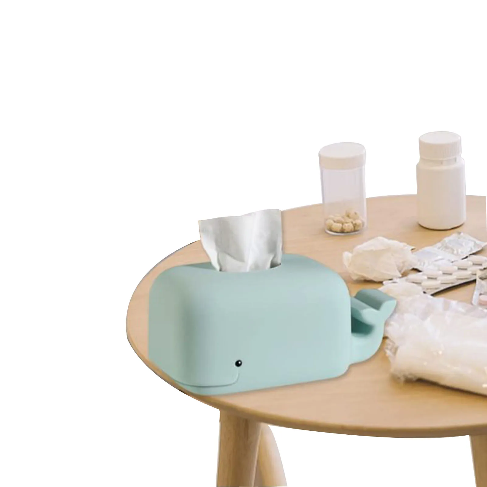 

Cute Whale Tissue Box Cover Cute Tissue Box HolderCute Whale Shape and Phone Stand Design Tissue Box for Bathroom Vanity