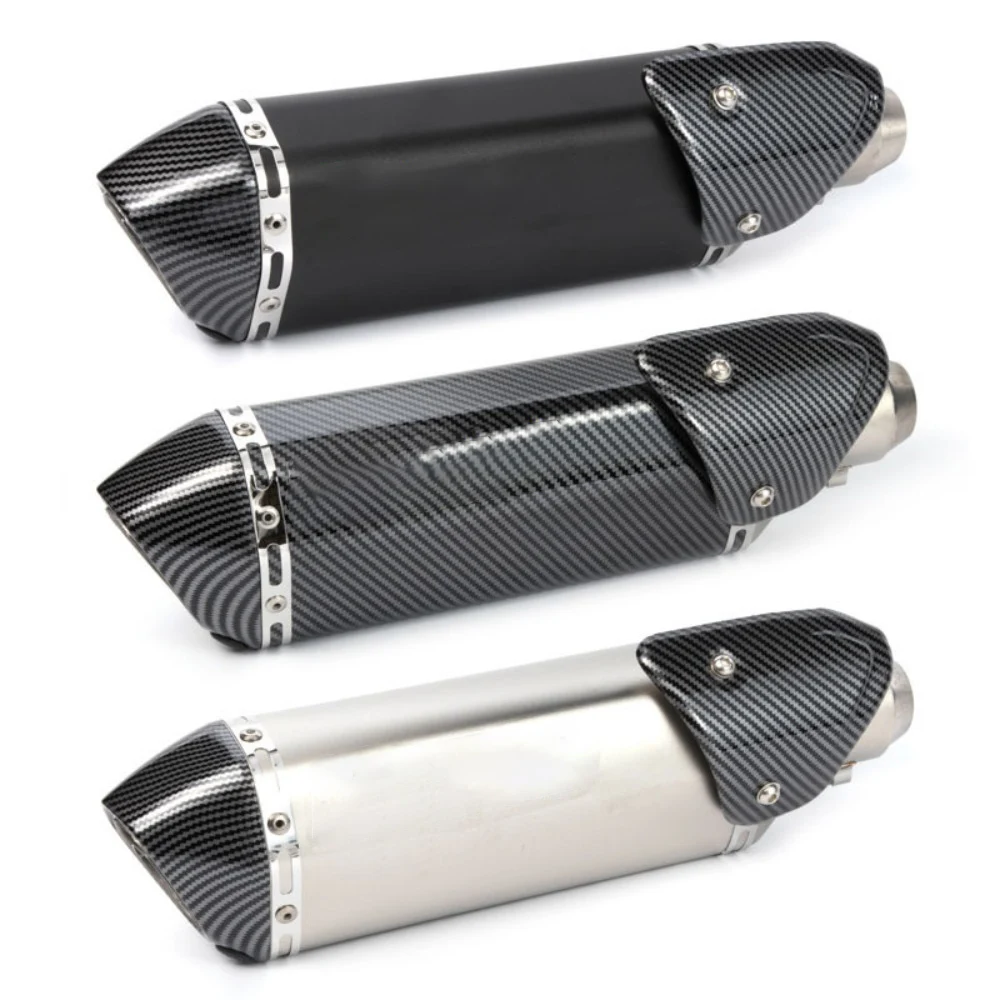 

Motorcycle Exhaust Muffler Stainless Steel OD:51mm Length 370mm Exhaust Pipe FOR KAWASAKI Z900 Z1000 Z750 Z800 NINJA 400 FZ400