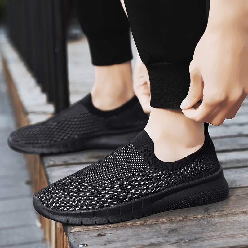 TVTAOP Shoes Men Loafers Light Walking Breathable Summer Comfortable Casual Shoes Men Sneakers Zapatillas Hombre Large Size 46