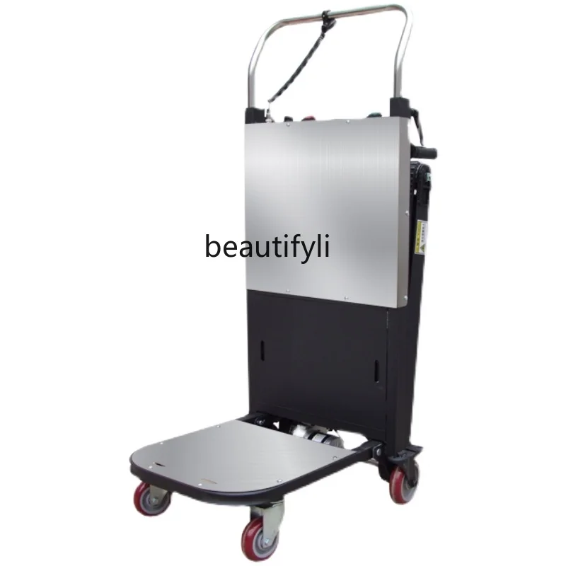 

zqElectric Stair Climbing Chair Crawler-Type Buildings Bottled Water Tableware Household Appliances Carrier Step-Climbing