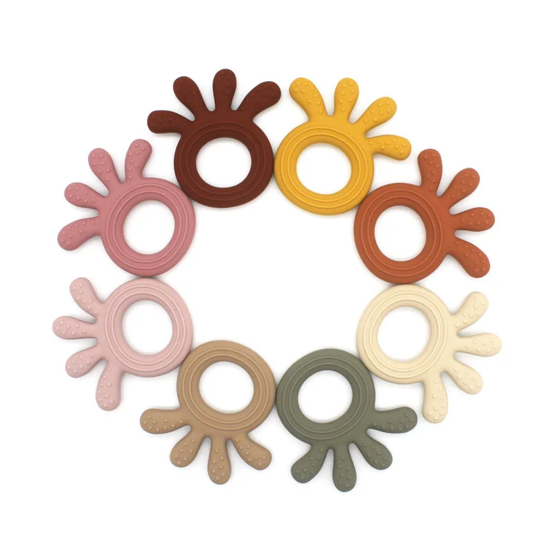 

Baby Teether Silicone Bracelet BPA Free Cute Octopus Silicone Pendant Teething Rattles for Baby Accessories Toys 1pc