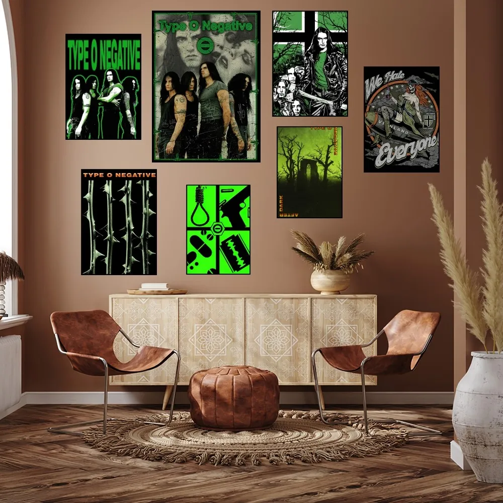 Постер с принтом рок-группы типа O настенная живопись украшение для спальни