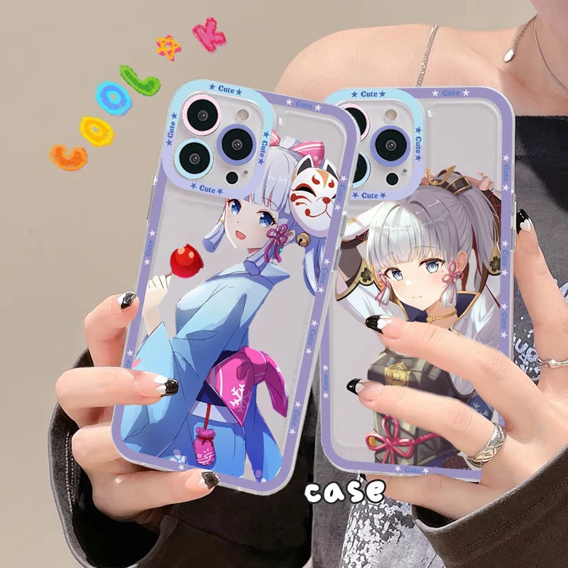 

Genshin Impact Kamisato Ayaka Phone Case For IPhone 14 13 12 11 Pro Max XS X XR SE 2020 6 7 8 Plus Mini Protective Cover