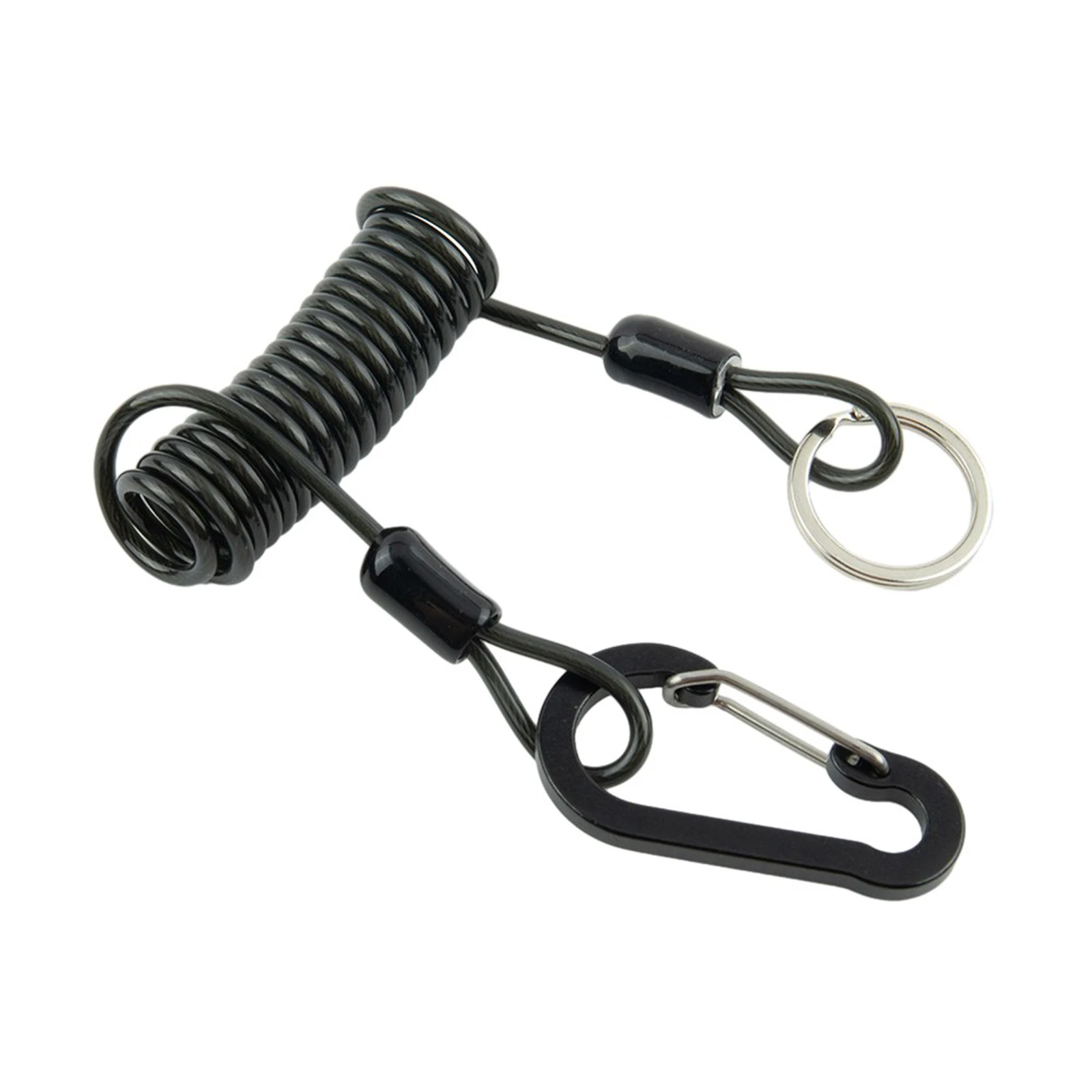 

Brand New Durable High Quality Practical Wire Spring Rope 1.2M /2M Anti-lost Equipment Stainless Steel + Plastic