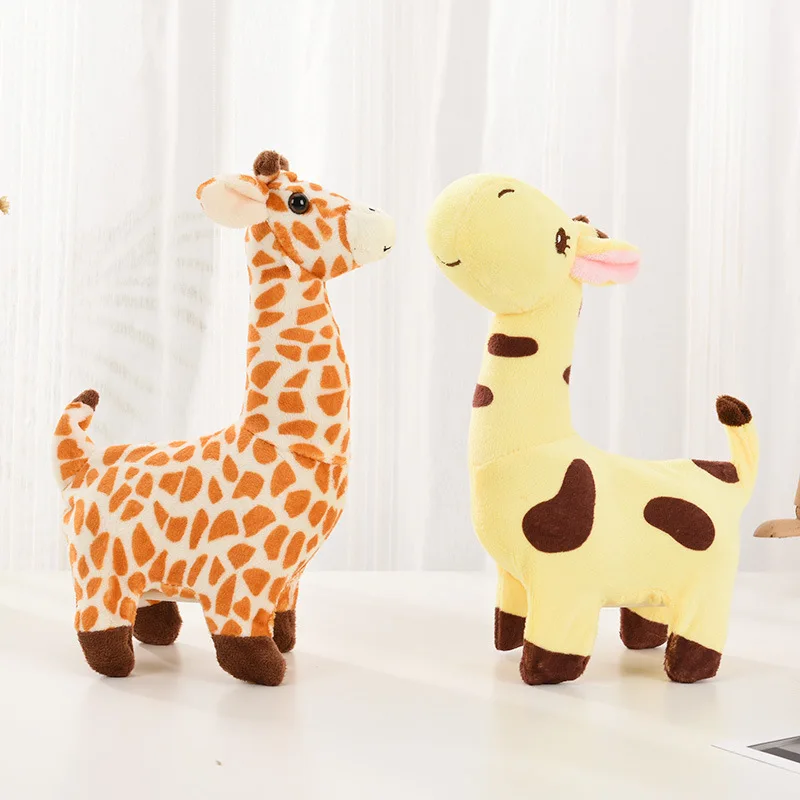 

Walking Giraffe Electric Plush Toys with Music Simulation Giraffe Plush Dolls Cute Children Sound Toys Birthday Gifts