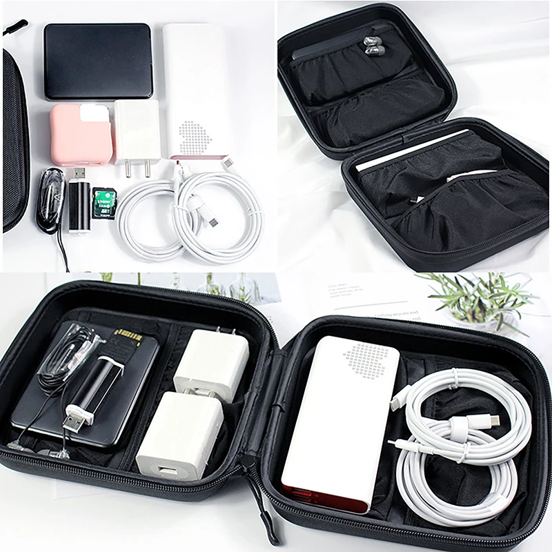 

Waterproof Cable Storage Bag Digital Electronic Organizer Portable USB Data Line Charger Plug Storage Bag Travel Cable Organizer