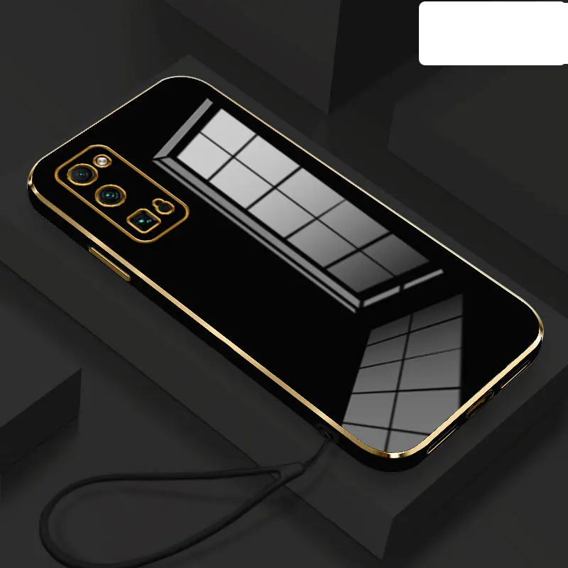 

Solid Plating Protection Phone Case For Honor 30 Pro Plus Luxury Soft Cover For Huawei Honor 30pro + 30i 20i 10i 20 Pro 50 Case