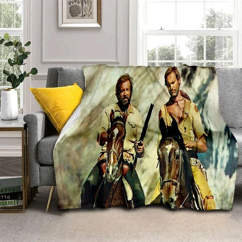 Одеяло Bud Spencer Terence Hill одеяло для дивана пешего туризма пикника супер мягкое