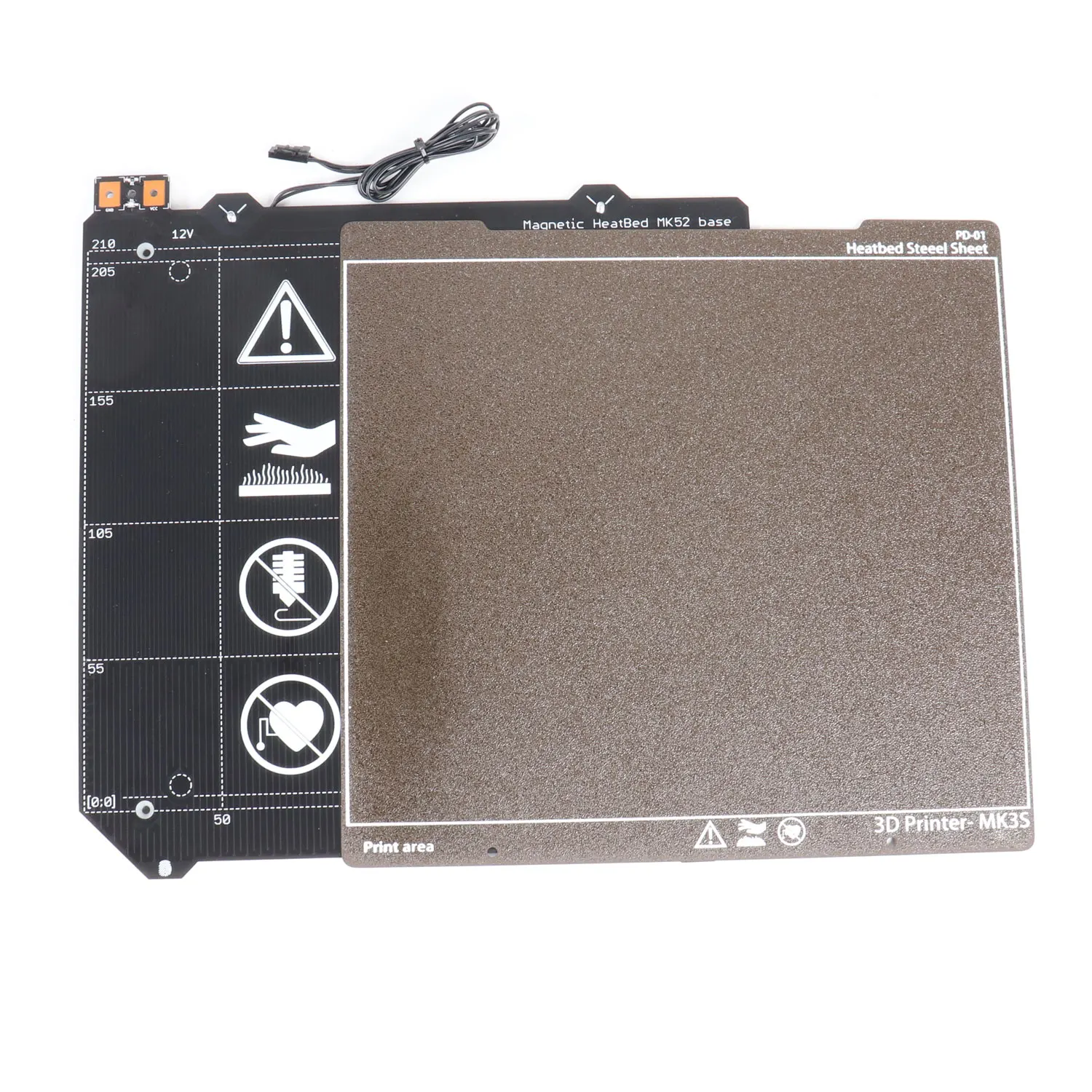 Prusa i3 MK2/MK2S до MK2.5S комплект обновления MK2. Стандартный для простыней MK2.5 с