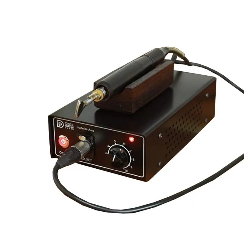 Электрический обжимной станок для биговки кожи кожаная ручка обрезной набор