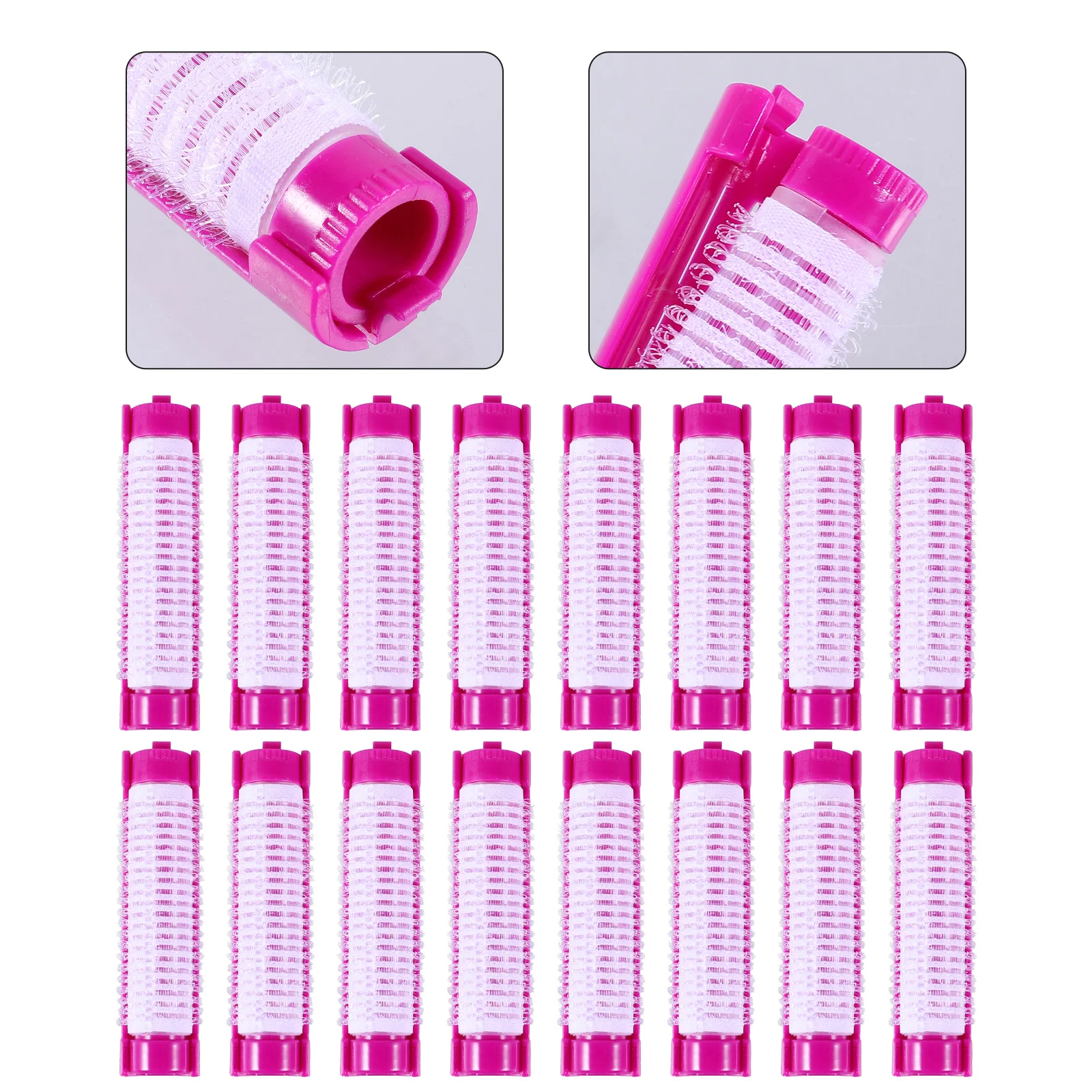 

20Pcs Hair Rollers DIY Wavy Fluffy Hair Curlers Portable Hair Styling Rollers