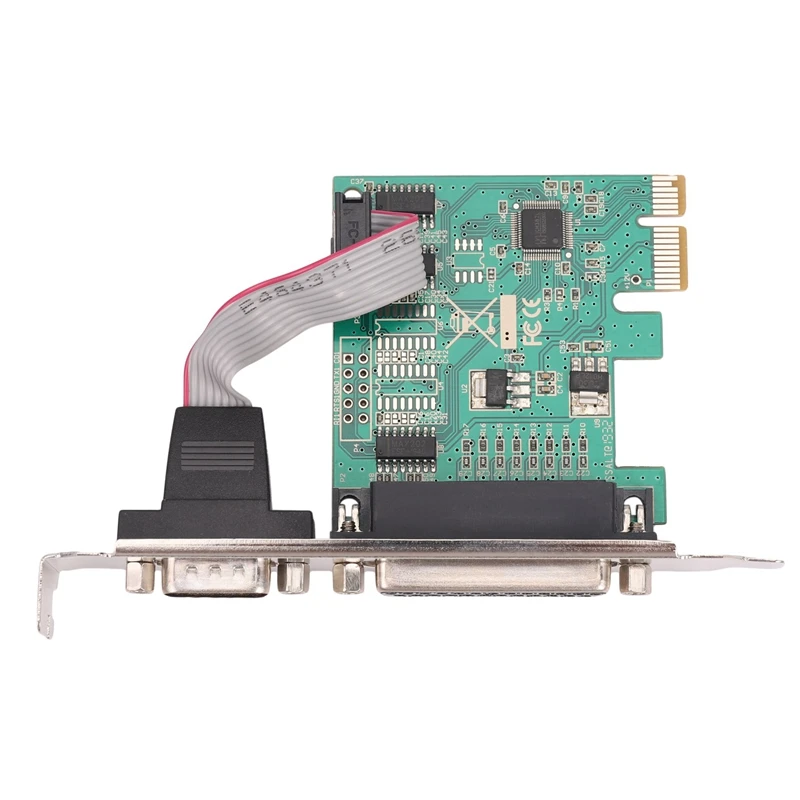 

Адаптер платы преобразователя RS232 RS-232 с последовательным портом COM и DB25 для принтера, с параллельным портом LPT на PCI-E PCI Express, чип WCH382L