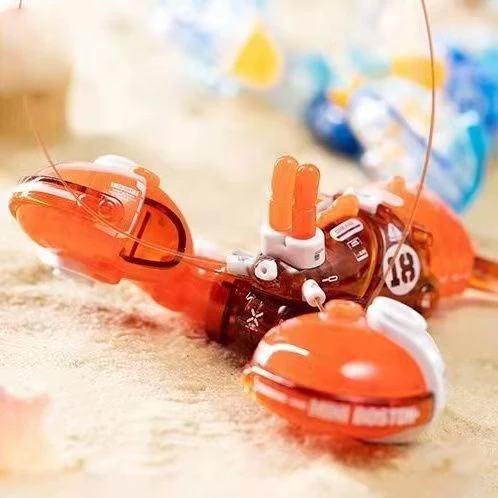 

Boston lobster Mecha Assembly Toy Aquatic Tank Miz Pig23 Transparent Popular Gift Decoration Aquarium Interest