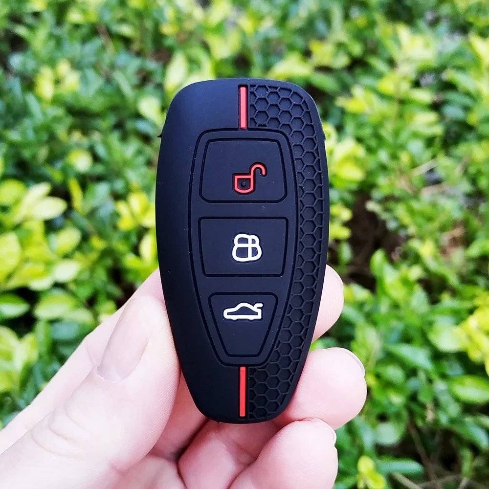 Силиконовый чехол для автомобильного ключа Ford Puma Grand C Max Focus Mondeo Kuga Fiesta Ecosport Transit