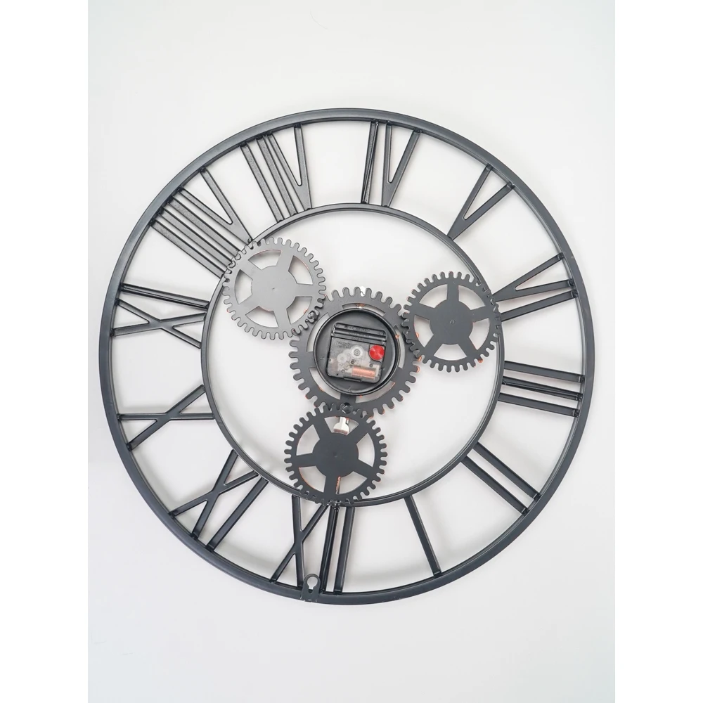 Интерьерные настенные часы золотые |