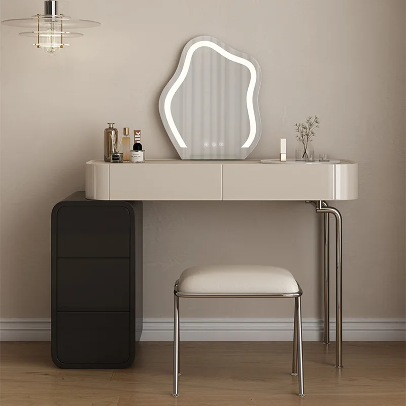 

Womens Mirror Dressers Drawer Storage Bedroom Modern Dressers Makeup Table Living Room Coiffeuse De Chambre Interior Decoration