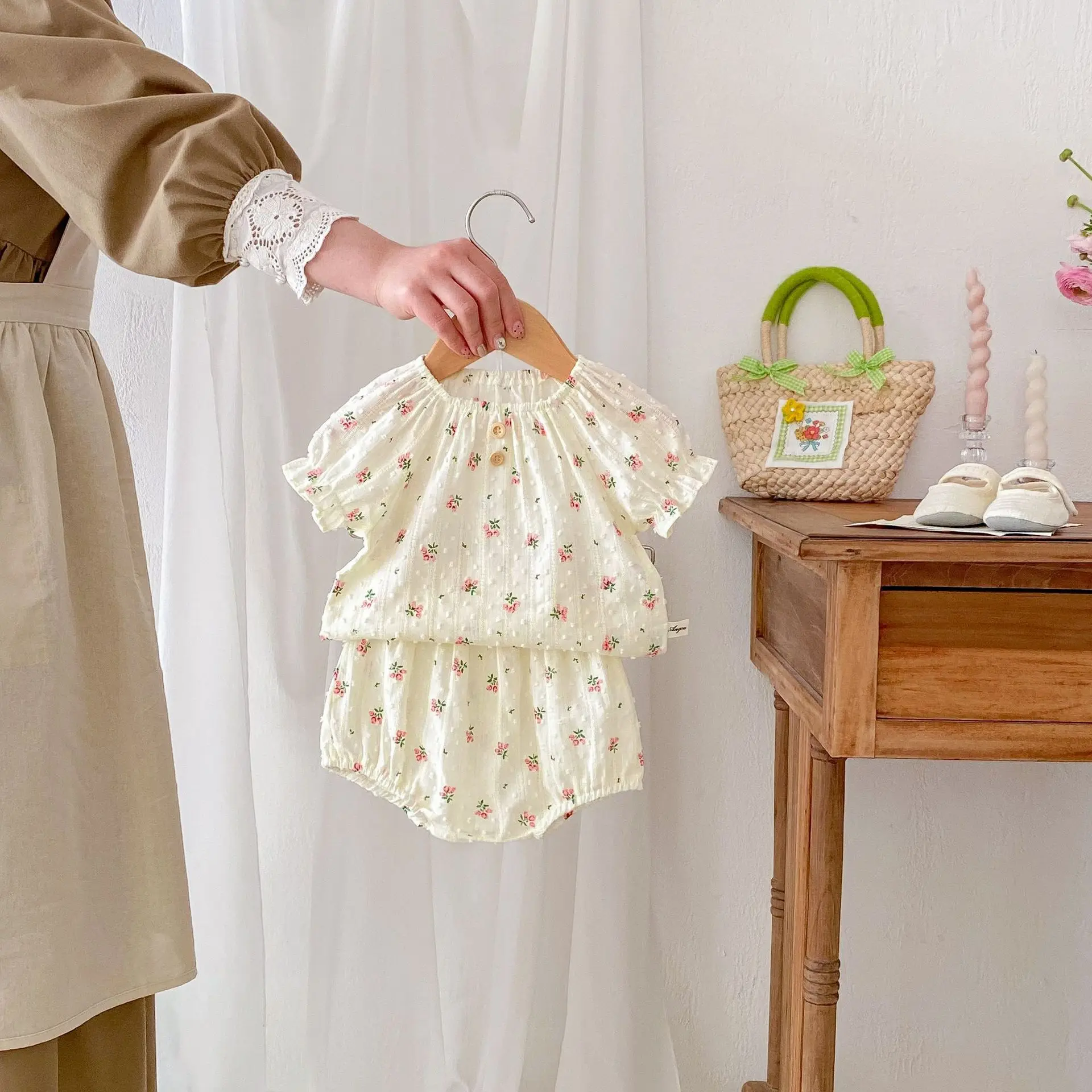 2 шт. детский летний комплект из футболки с коротким рукавом и шортов