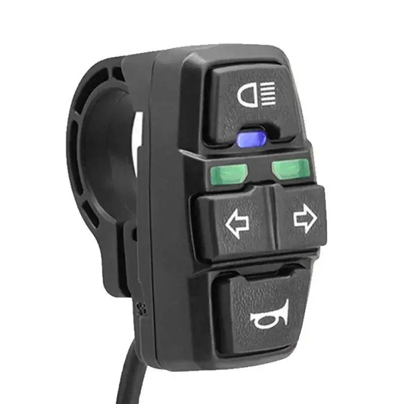 

Многофункциональный переключатель 3-в-1 для электровелосипеда: управление фарой, поворотниками и звуковым сигналом, 36В/48В, ...