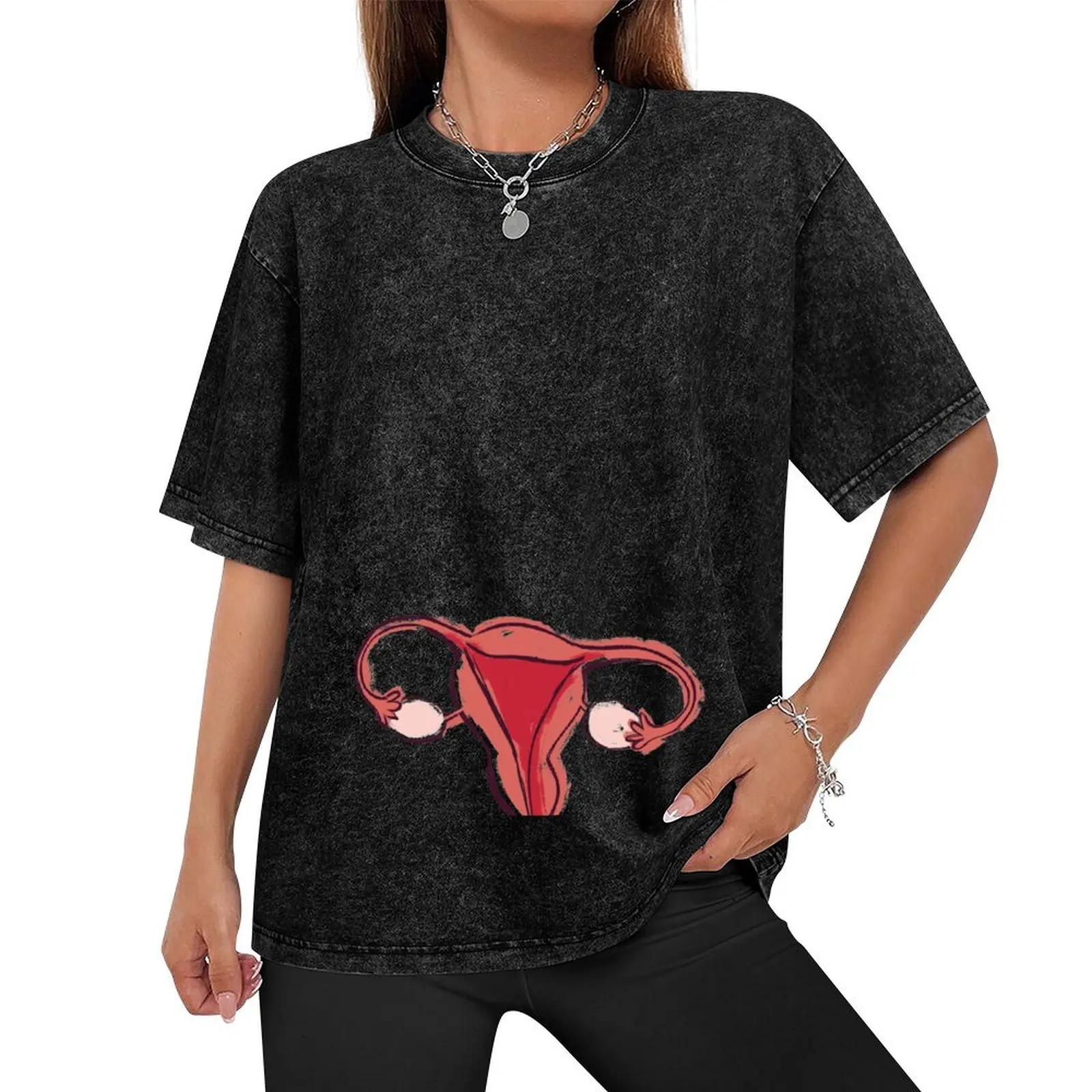 Мужская футболка с принтом матки (одна)