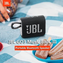 JBL GO3 Wireless Bluetooth Speakers GO 3 Portable Mini Waterproof Speaker Outdoor Speakers Pure Bass Sound Outdoor Subwoofer