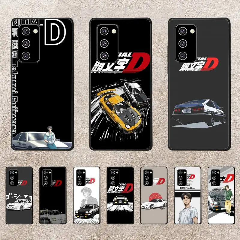 

Initial D Phone Case For Oppo Reno Realme C3 6Pro Cover For Vivo Y91C Y17 Y19 Funda Capa