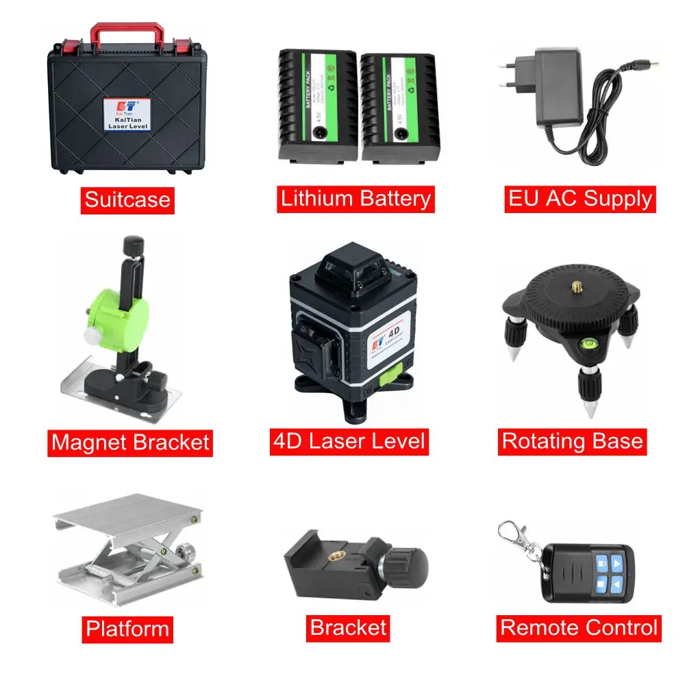 

Kaitian 360 лазерный уровень 16 линий