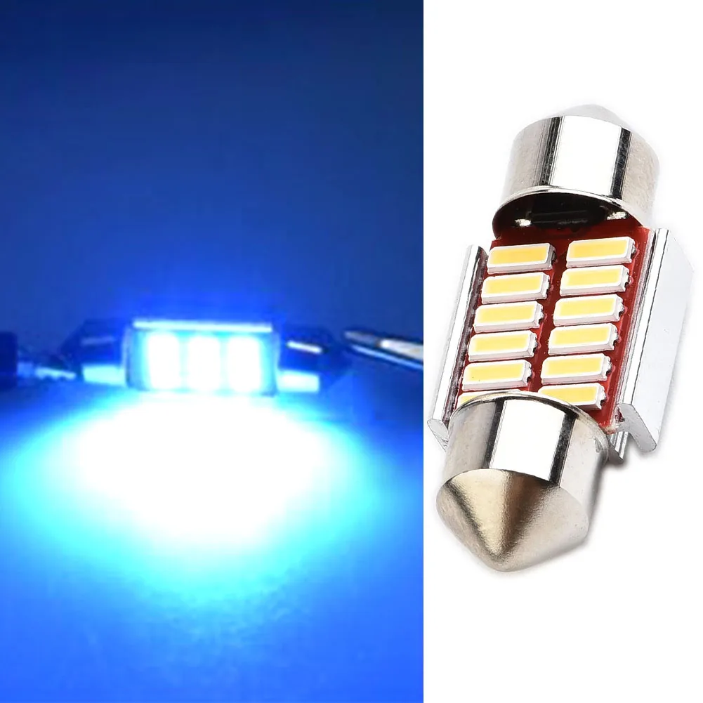 

Festoon Canbus 36/31mm Number Plate Light 4014 SMD LED Interior Car Bulbs BLUE Brand New Car Accessories