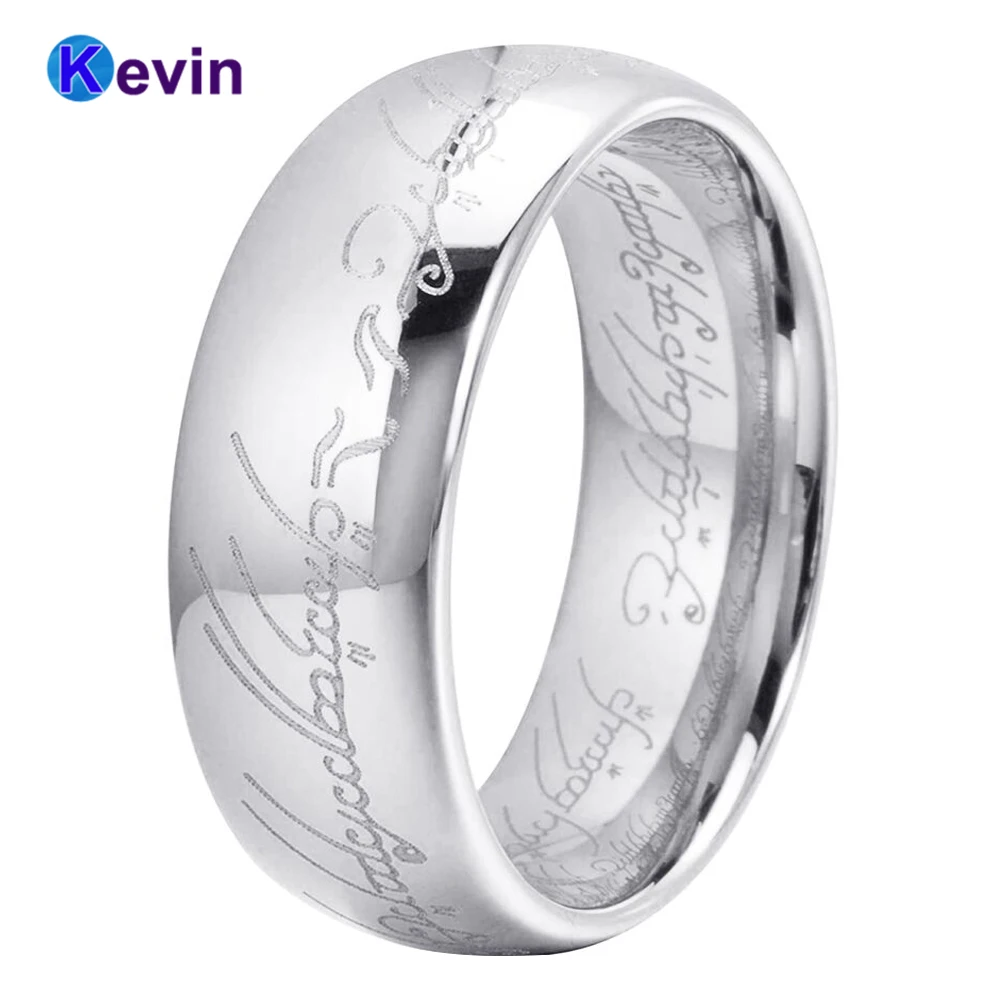 6 мм 8 Прямая поставка оптовая продажа вольфрамовое кольцо на палец для мужчин