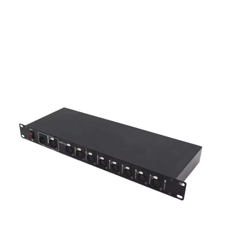 Светодиодный Усилитель DMX512 разветвитель ретранслятор сигнала DMX 8 выходных