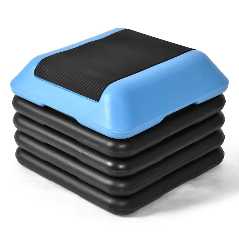 

Cardio Fitness Exercise Stepper High Step Aerobic Platform with Risers