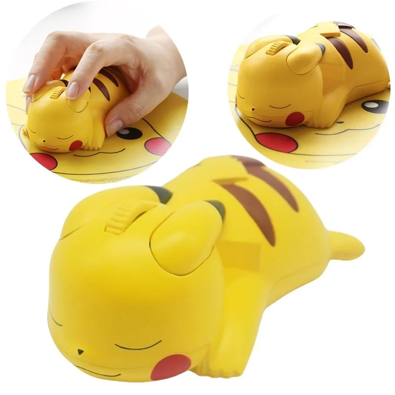 Покемон Пикачу хобби компьютерная периферия Kawaii Bluetooth беспроводная мышь