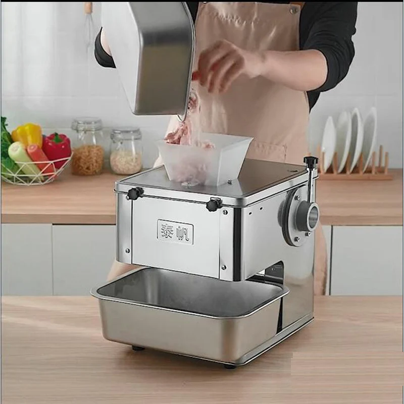 Продам настольную машину для резки мяса набор ножей съемную измельчения