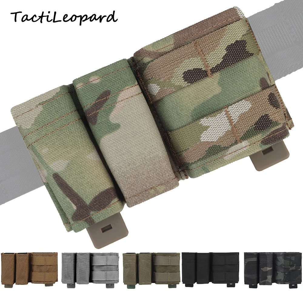 

Tactical 5.56 9mm 1+2 Magazine Pouch KYWI Wedge Insert Shorty MAG Bag MOLLE M4 G17 AR15 Airsoft Belt Vest Gear with Maclice Clip