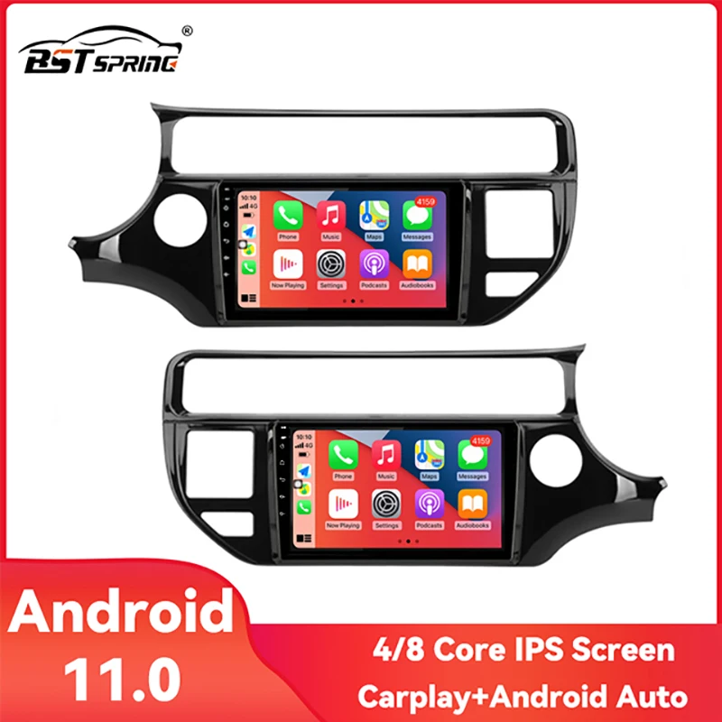 Автомобильный радиоприемник с 9 дюймовым экраном Android для Kia RIO 4 K3 2015 2016 2017