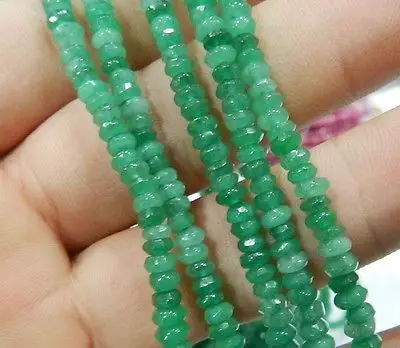 

15 shares 2x4mm Faceted Natural Natural stone Abacus Semi-precious stones Loose Beads 15"