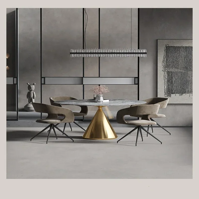 Sedia da pranzo rotante отânante минималистский публичный сон для и tempo libero lusso per uso