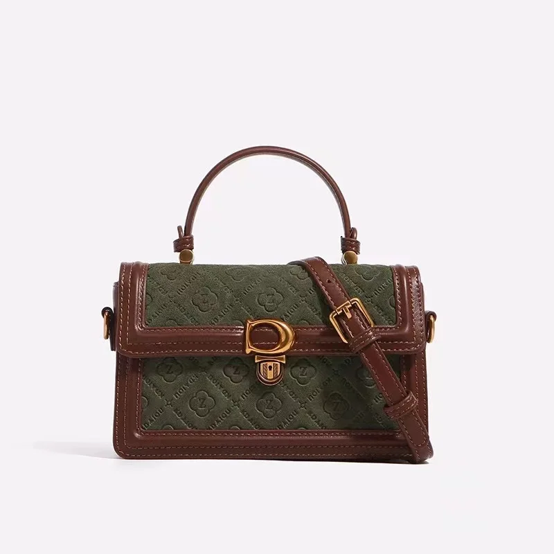

Women's Bag 2023 New Fashion Shoulder Bag Reusable Shopping Bag For Leisure High Quality Large Capacity Square Purse Retro Tote