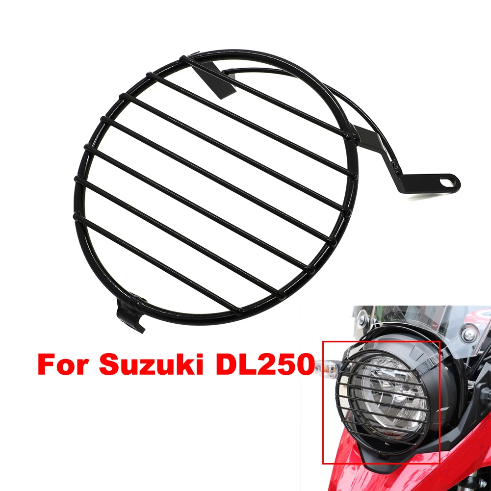 

Налобный фонарь для мотоцикла Suzuki DL250 vдополнительный DL 250 защитный налобный фонарь черный железный