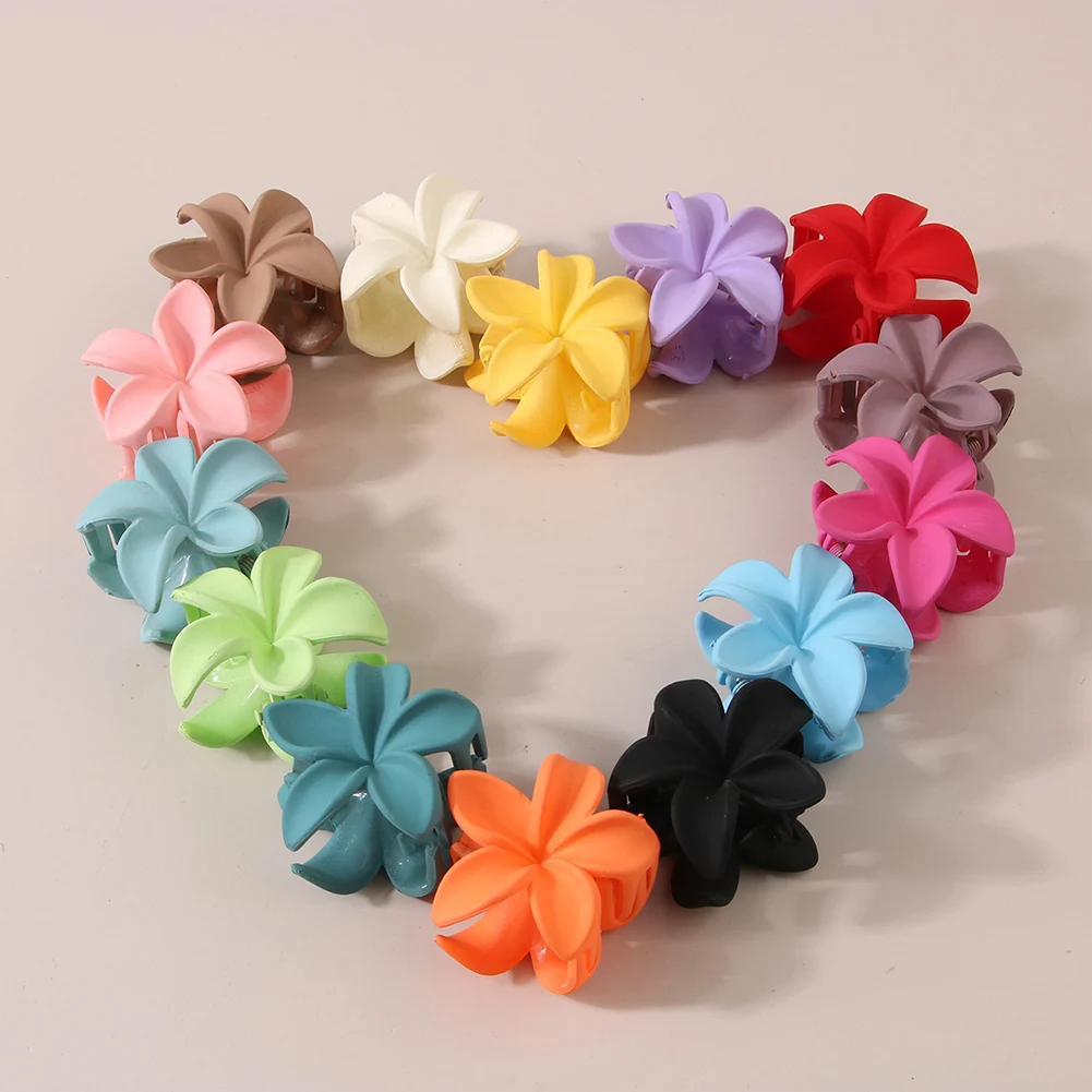 

2023 New Cute Summer Acrylic Flower Hair Clip For Women Ponytail Hair Claw Shark Hairpin Barrettes Hair Accessories