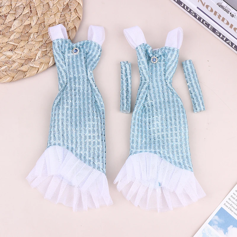 

1 шт., 1:12 Миниатюрная модель кукольного домика, мини-платье, модная модель платья, аксессуары «сделай сам»