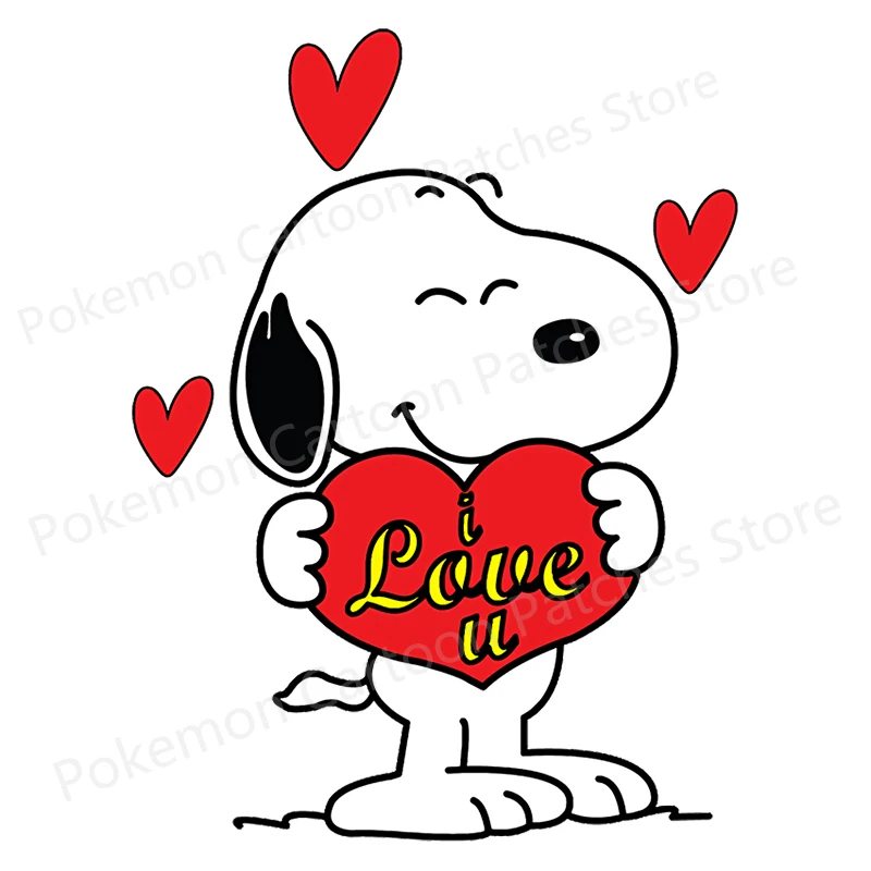 Термоклейкие нашивки с рисунком из аниме Snoopy термоклейкие для самостоятельного