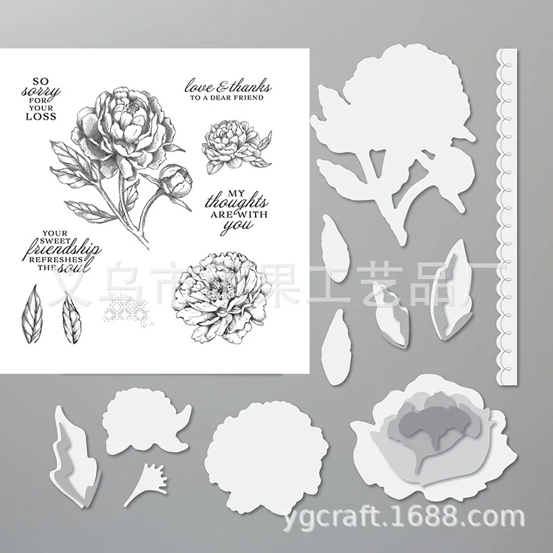 

Metal Cutting Dies and Stamps for DIY Scrapbook Cutting Die Paper Cards Embossed Decorative Craft Die Cut