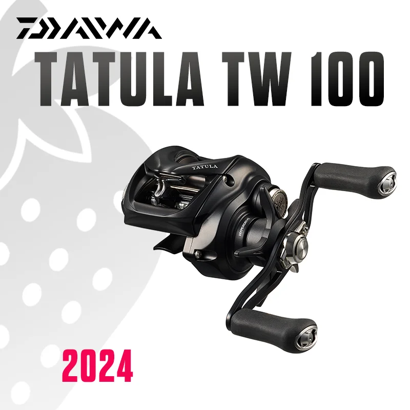 Фото DAIWA 2024 TATULA TW100 Рыболовная катушка Baitcast Reel 7 + 1BB Drag 5 кг TW100 для пресной воды и морской воды №1